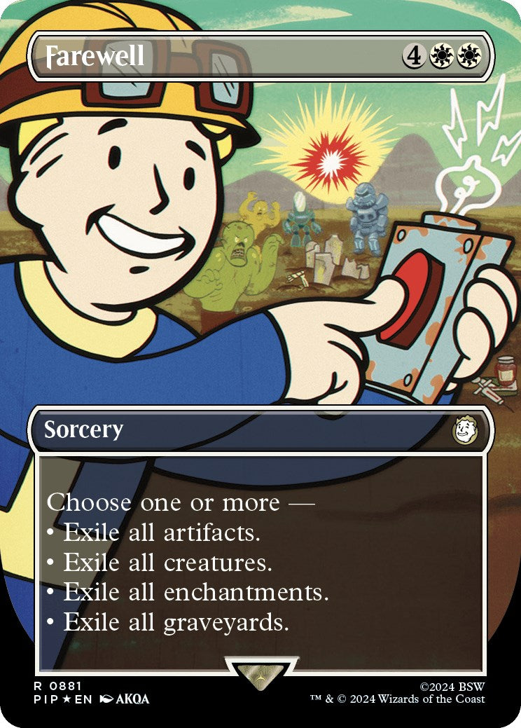 Farewell (Borderless) (Surge Foil) [PIP - 881]