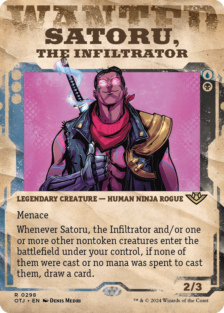 Satoru, the Infiltrator (Showcase) [OTJ - 298]
