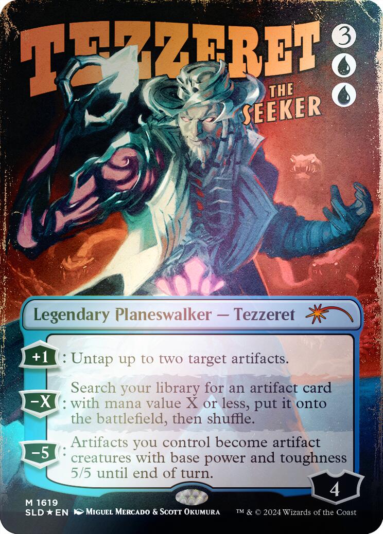 Tezzeret the Seeker (1619) (Rainbow Foil) [SLD - 1619]