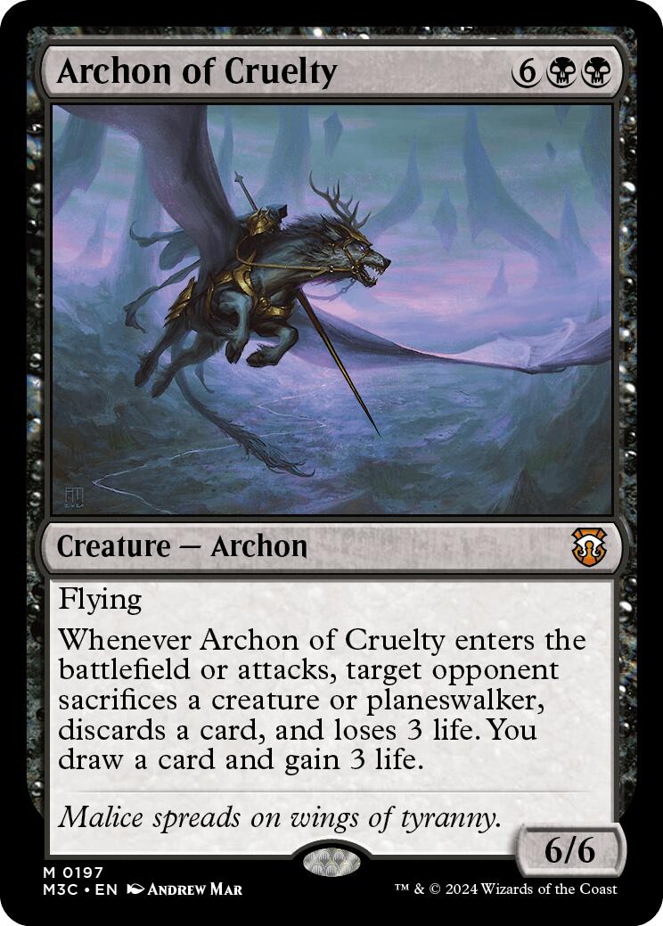 Archon of Cruelty (Ripple Foil) [M3C - 197]