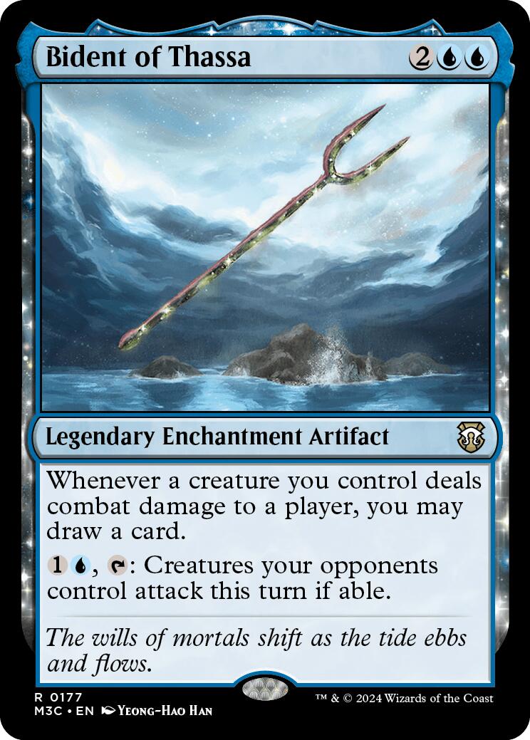 Bident of Thassa (Ripple Foil) [M3C - 177]