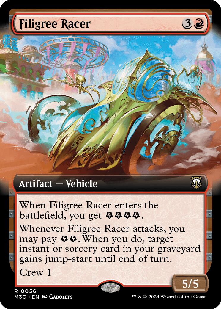 Filigree Racer (Extended Art) (Ripple Foil) [M3C - 56]