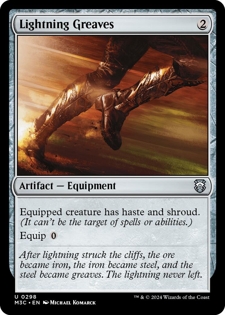 Lightning Greaves (Ripple Foil) [M3C - 298]