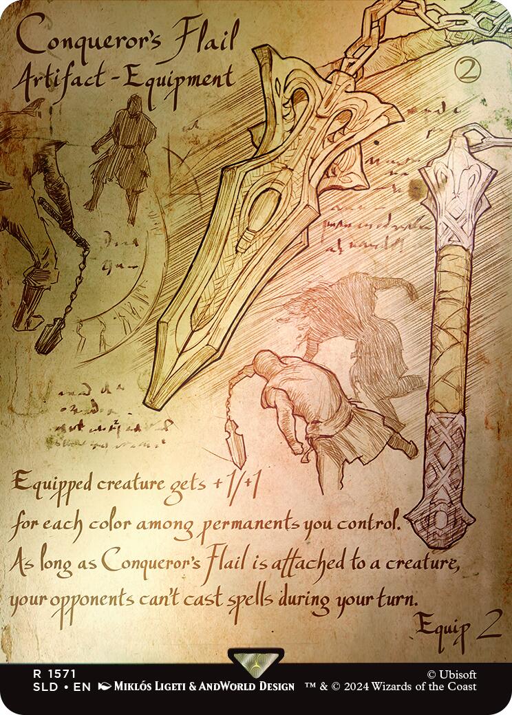 Conqueror's Flail (Rainbow Foil) [SLD - 1571]