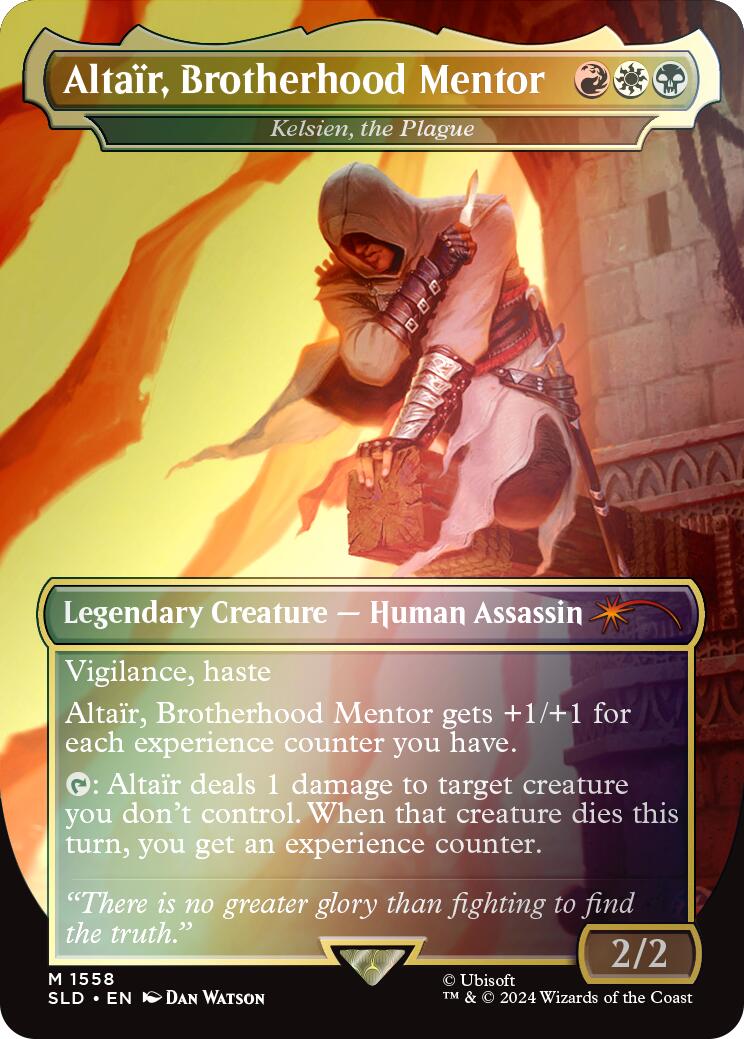 Altair, Brotherhood Mentor - Kelsien, the Plague (Rainbow Foil) [SLD - 1558]