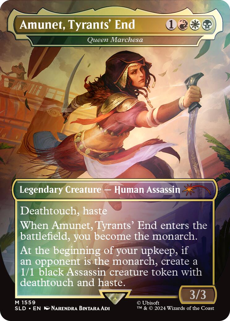 Amunet, Tyrants' End - Queen Marchesa (Rainbow Foil) [SLD - 1559]