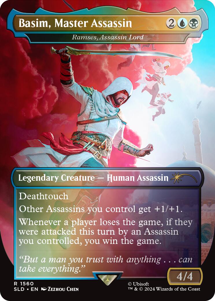 Basim, Master Assassin - Ramses, Assassin Lord (Rainbow Foil) [SLD - 1560]