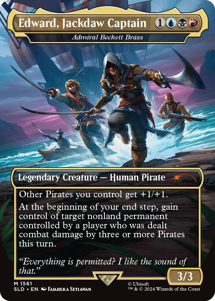 Edward, Jackdaw Captain - Admiral Beckett Brass [SLD - 1561]