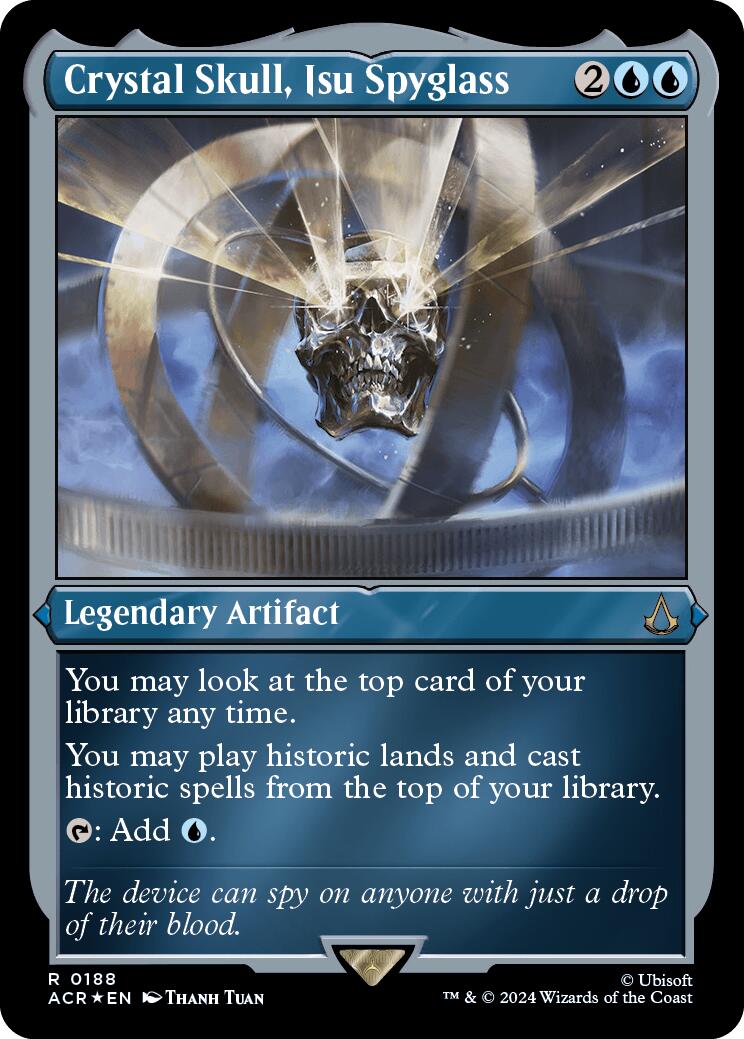 Crystal Skull, Isu Spyglass (Foil Etched) [ACR - 188]