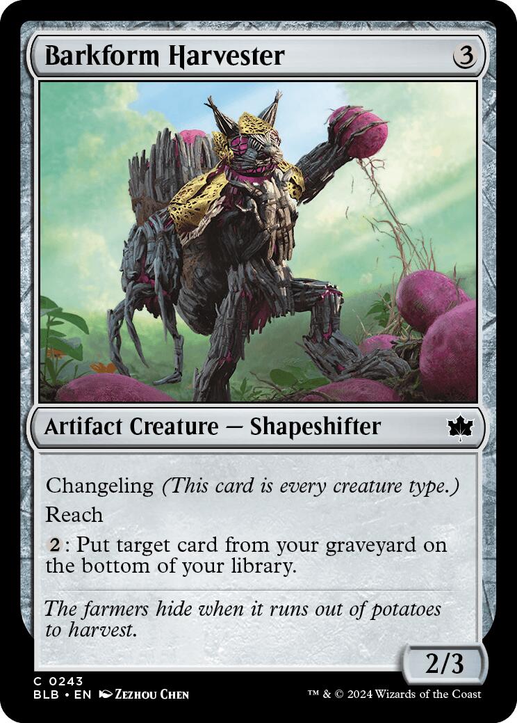 Barkform Harvester [BLB - 243]