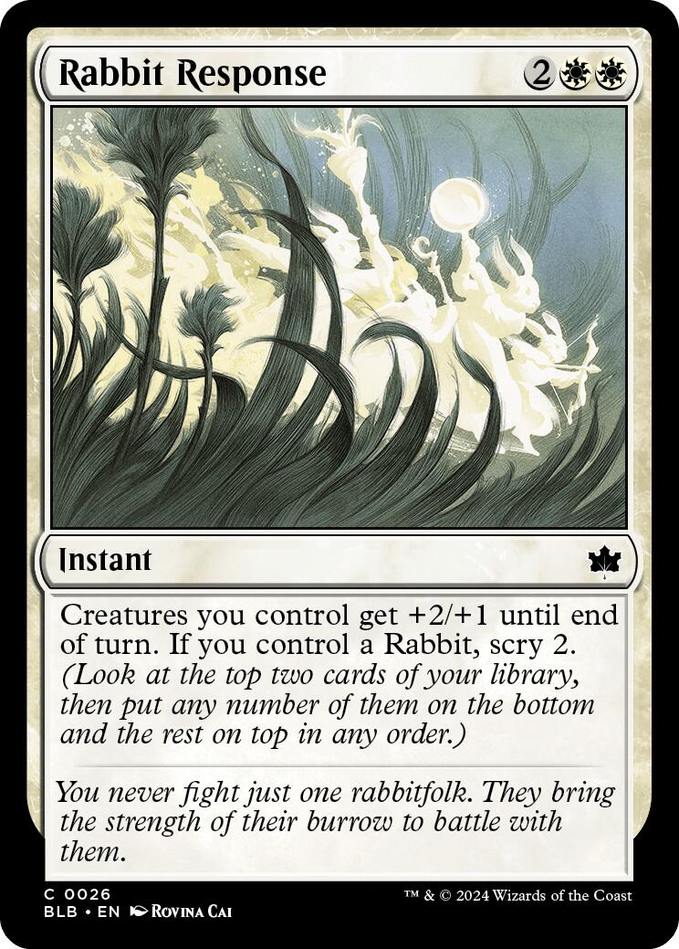Rabbit Response [BLB - 26]