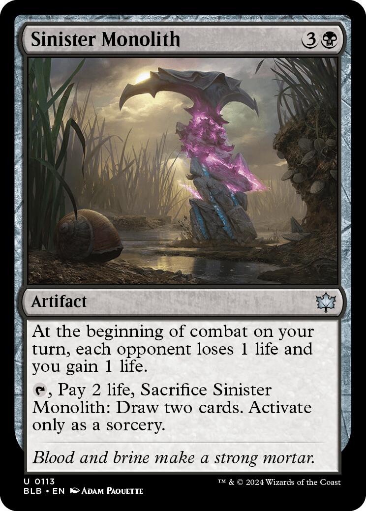 Sinister Monolith [BLB - 113]