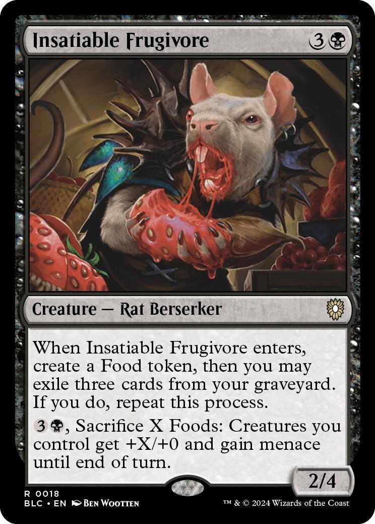 Insatiable Frugivore [BLC - 18]