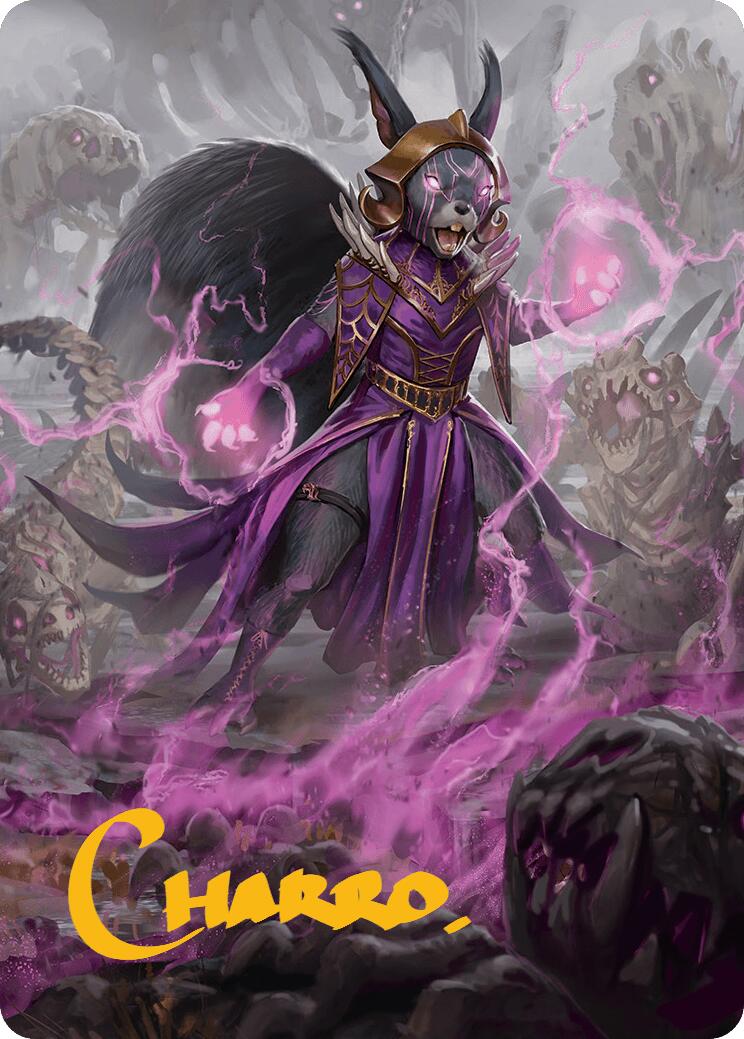 Liliana of the Dark Realms Art Card (Gold-Stamped Signature) [ASBLB - 51]