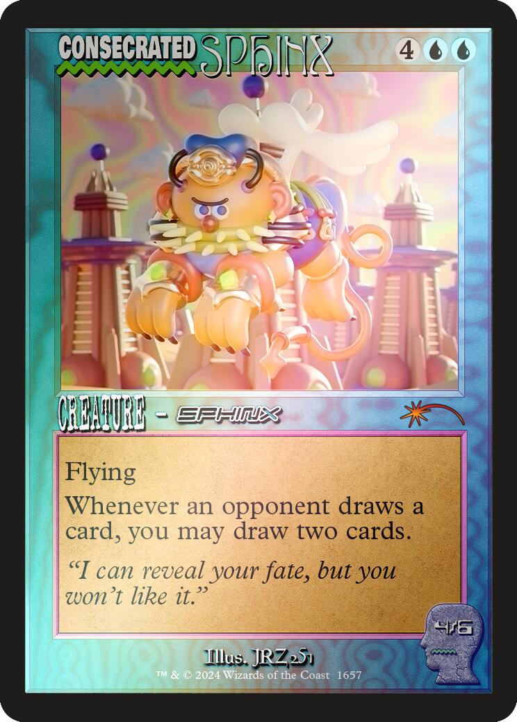 Consecrated Sphinx (1657) (Rainbow Foil) [SLD - 1657]