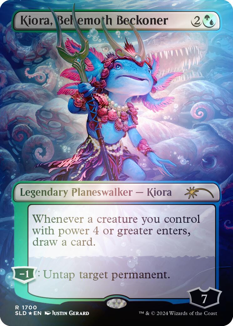 Kiora, Behemoth Beckoner (Rainbow Foil) [SLD - 1700]