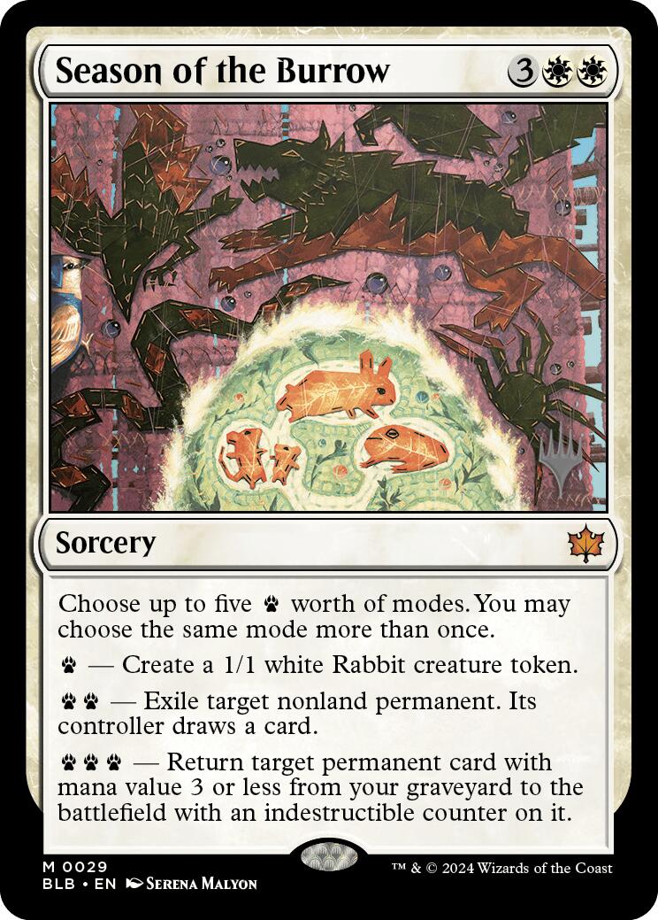 Season of the Burrow [PPBLB - 29]
