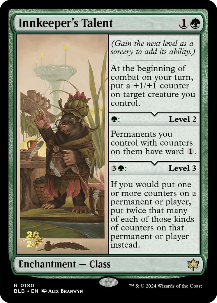Innkeeper's Talent [PRE - 180]