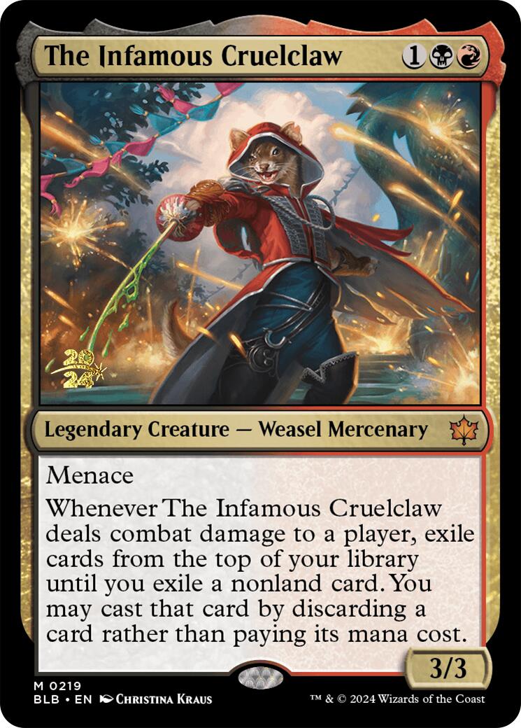 The Infamous Cruelclaw [PRE - 219]