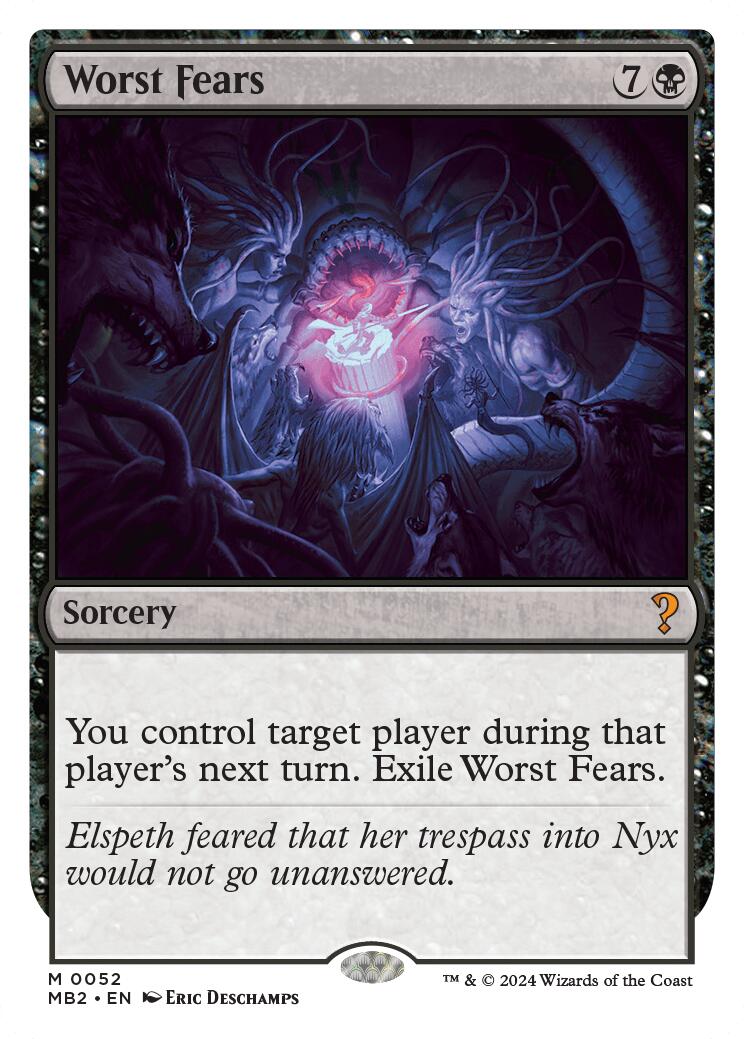Worst Fears (White Border) [MB2 - 52]