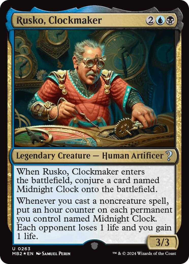 Rusko, Clockmaker [MB2 - 263]