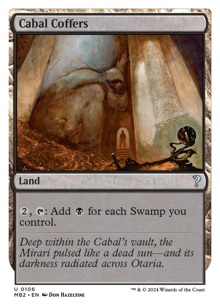 Cabal Coffers (White Border)