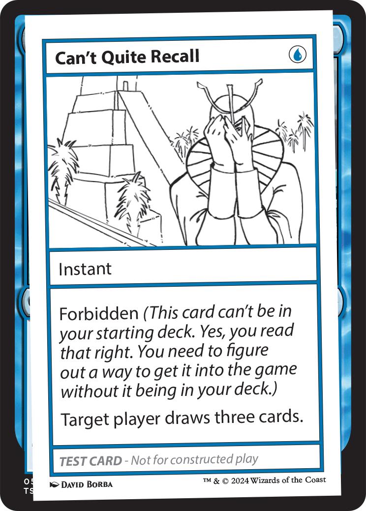 Can't Quite Recall [MB2PC - N/A]