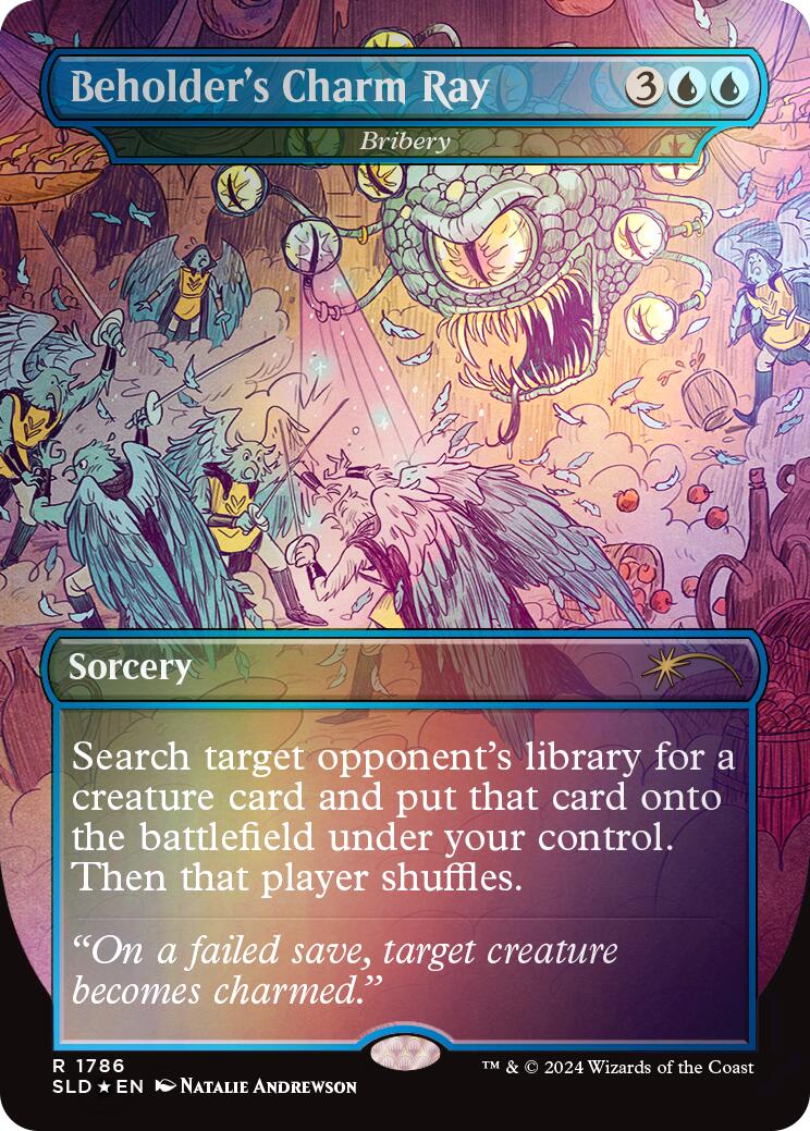 Beholder's Charm Ray - Bribery (Rainbow Foil) [SLD - 1786]