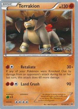 Terrakion (73/101) (Pesadelo Prism - Igor Costa) [World Championships 2012]