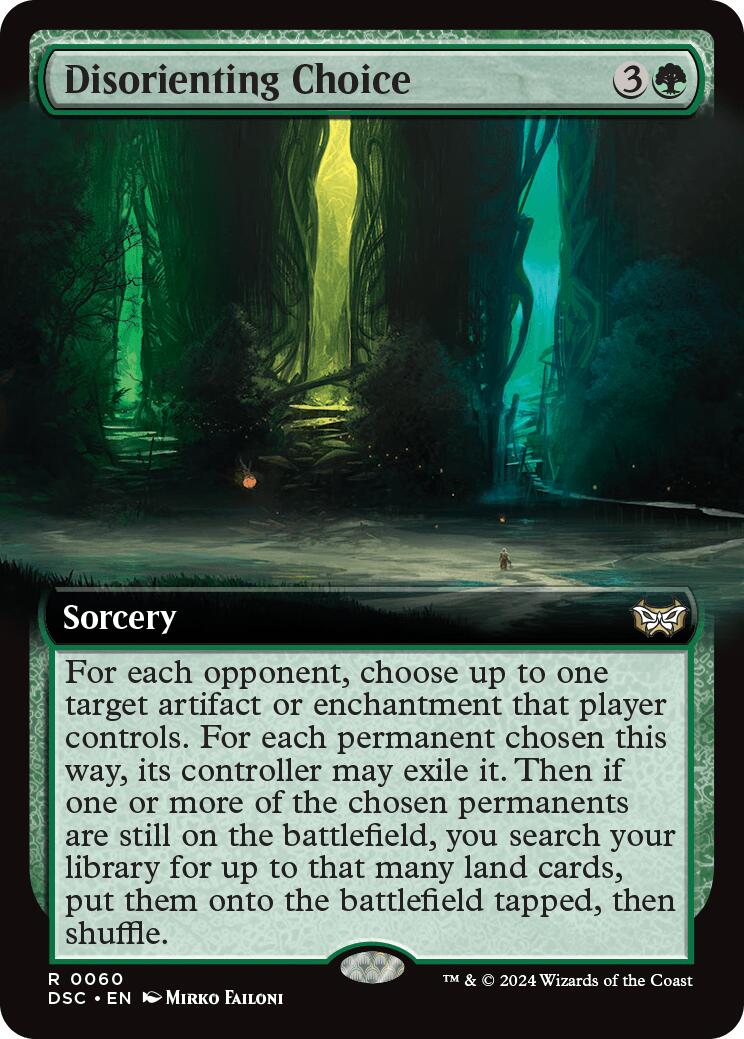Disorienting Choice (Extended Art) [DSC - 60]