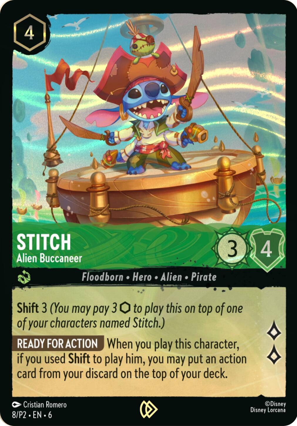 Stitch - Alien Buccaneer (Stitch Collector's Gift Set Promo) [DLPC - 8]