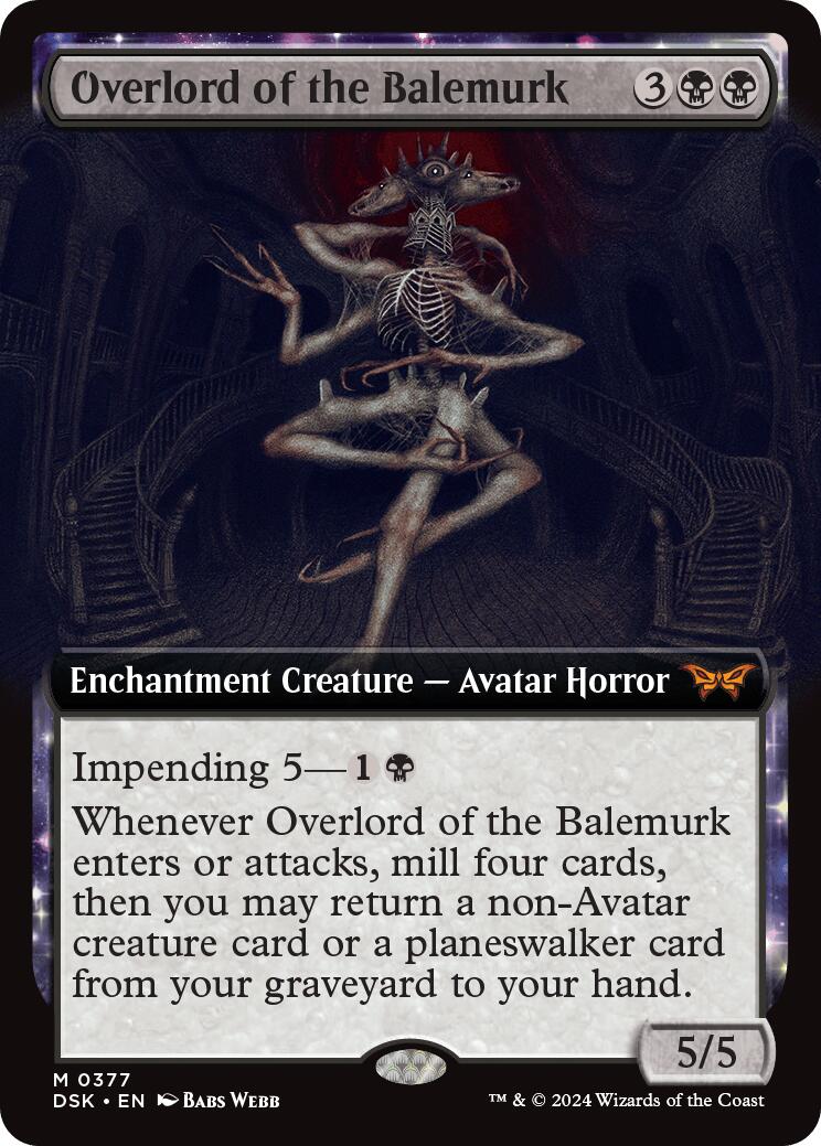 Overlord of the Balemurk (Extended Art) [DSK - 377]