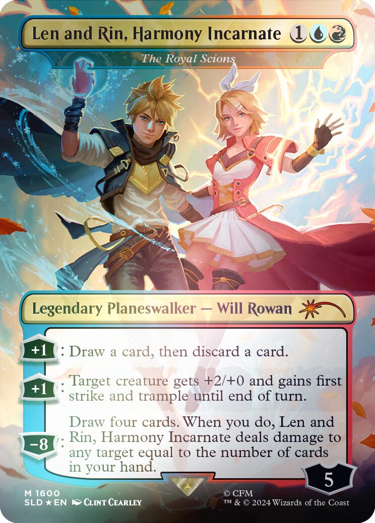 Len and Rin, Harmony Incarnate - The Royal Scions (Rainbow Foil) [SLD - 1600]