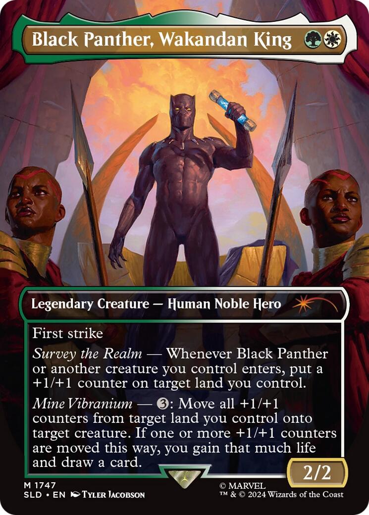 Black Panther, Wakandan King (Rainbow Foil) [SLD - 1747]