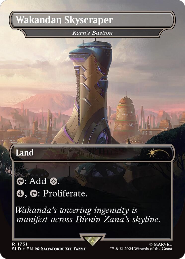 Wakandan Skyscraper - Karn's Bastion (Rainbow Foil) [SLD - 1751]