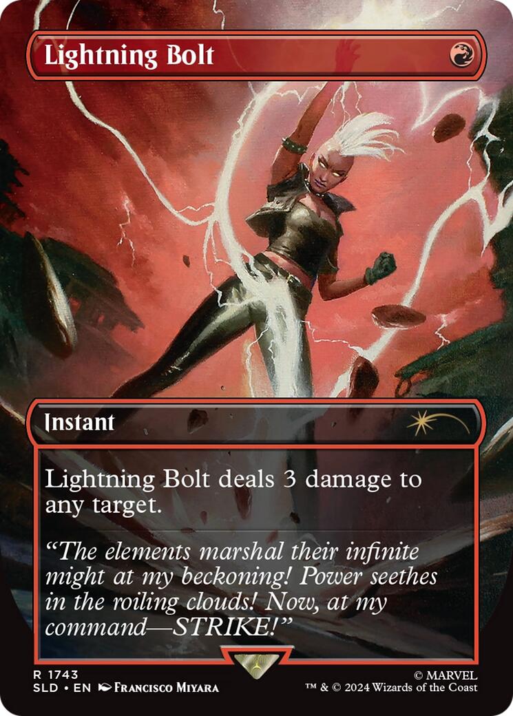 Lightning Bolt (1743) (Rainbow Foil) [SLD - 1743]