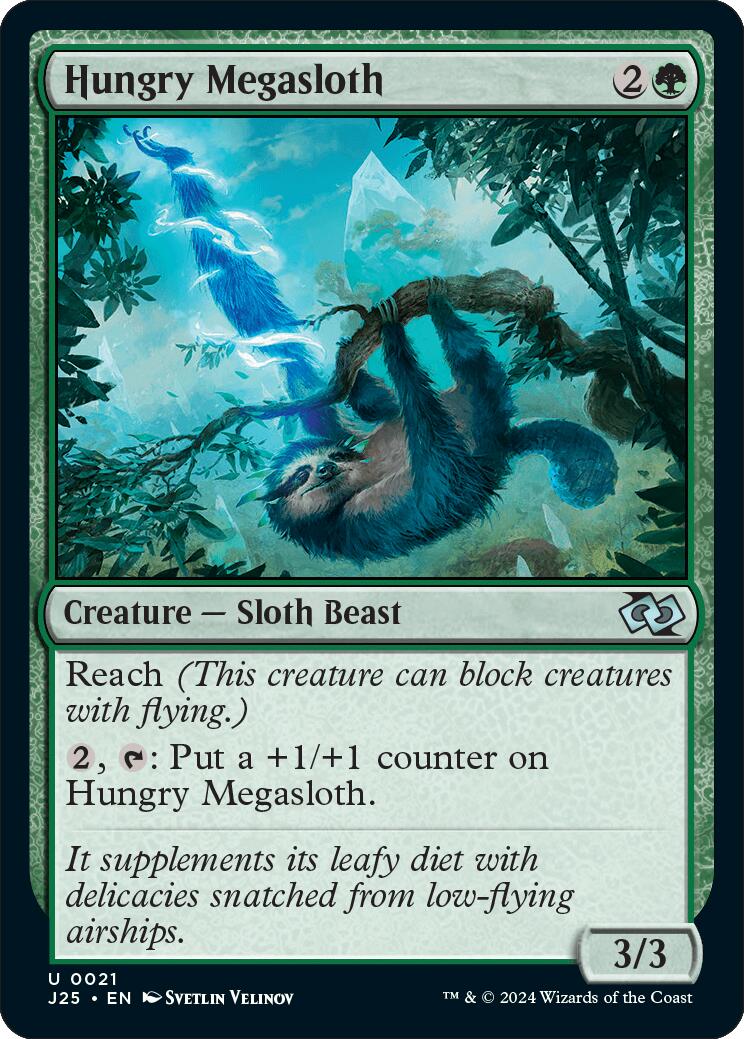 Hungry Megasloth [J25 - 21]