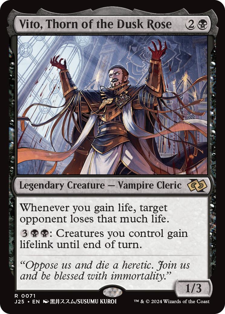 Vito, Thorn of the Dusk Rose (Anime) [J25 - 71]