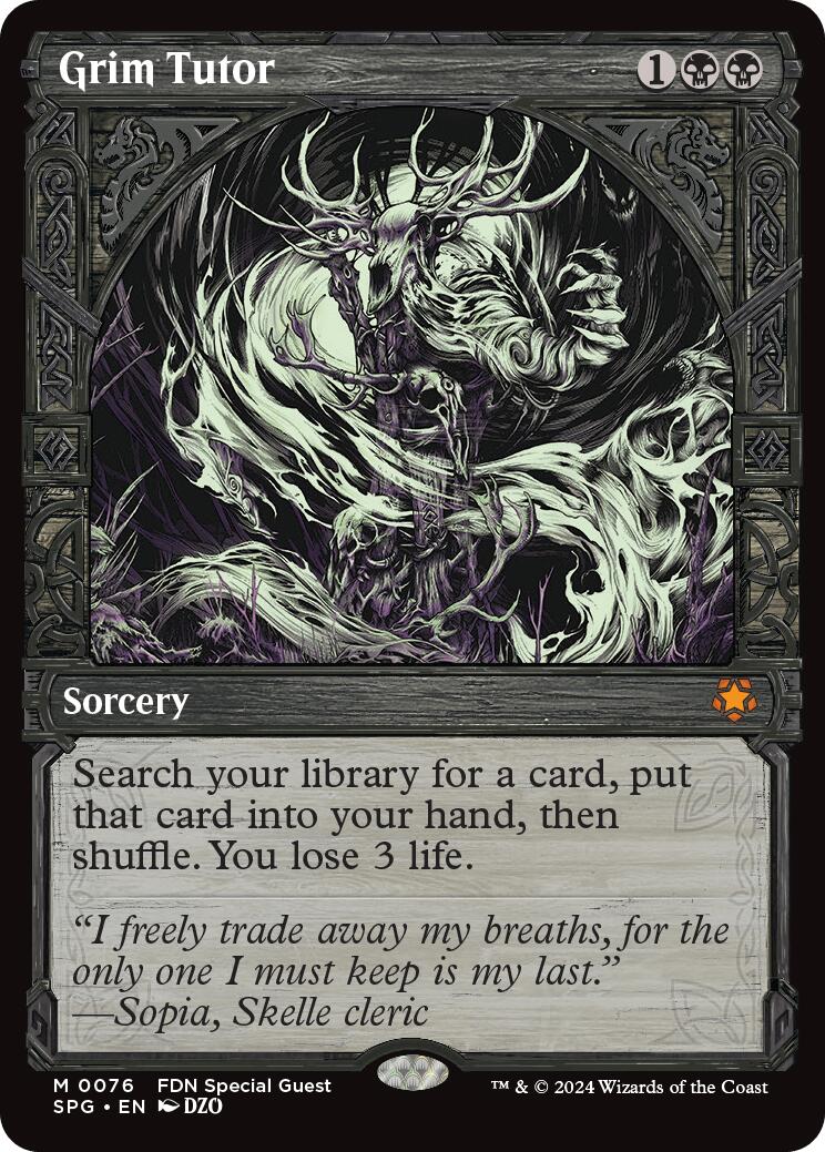 Grim Tutor (Showcase) [SPG - 76]