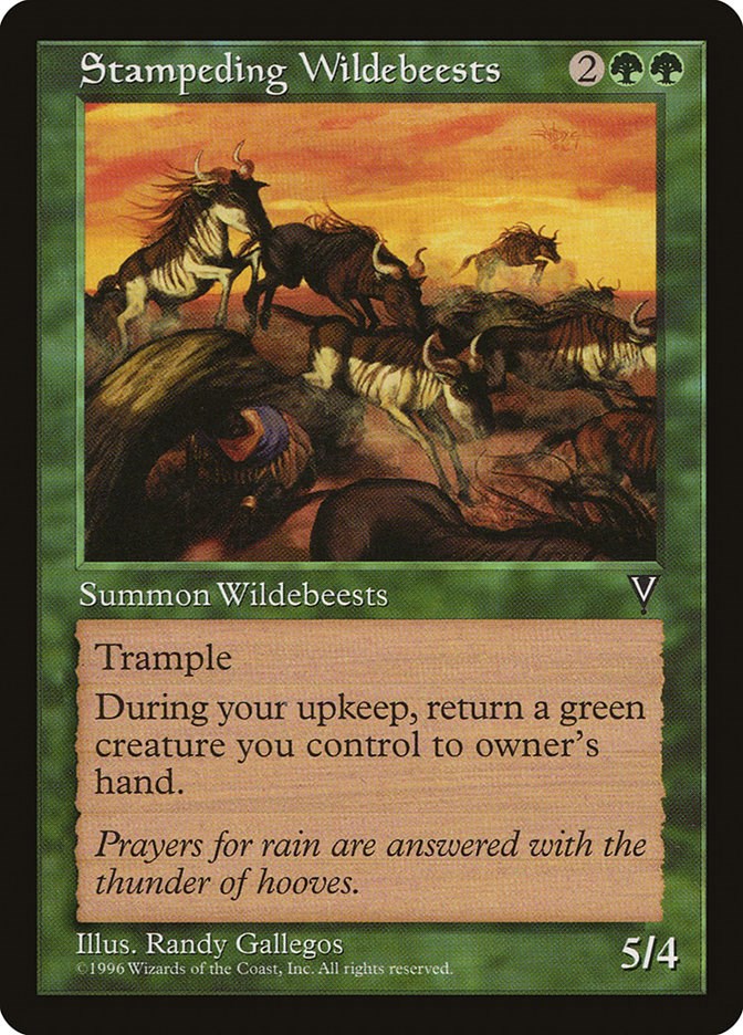 Stampeding Wildebeests [VIS - N/A]