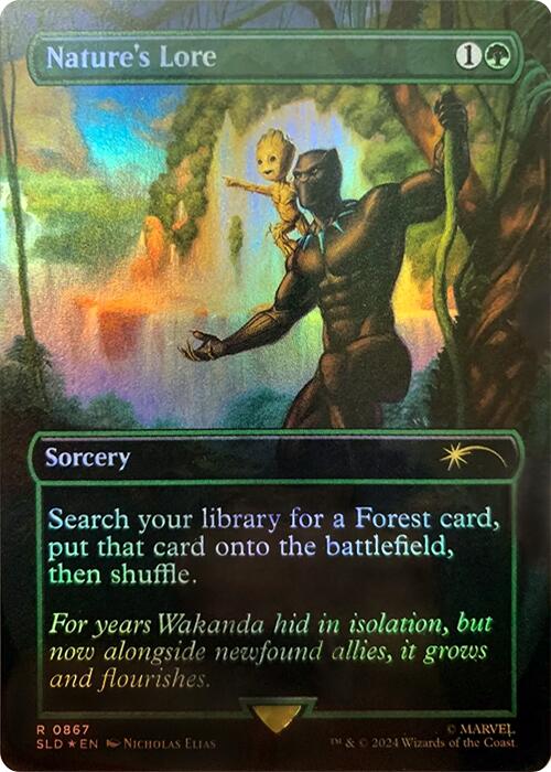 Nature's Lore (867) (Rainbow Foil) [SLD - 867]