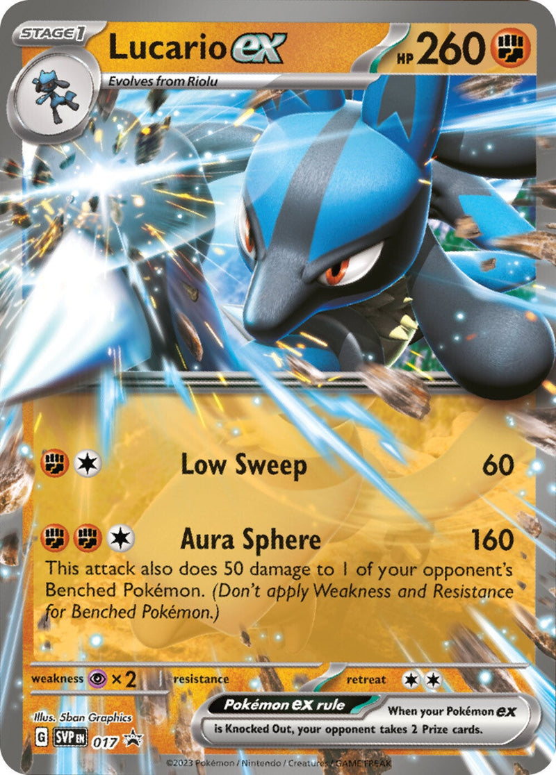 Lucario ex (017) [Scarlet & Violet: Black Star Promos]