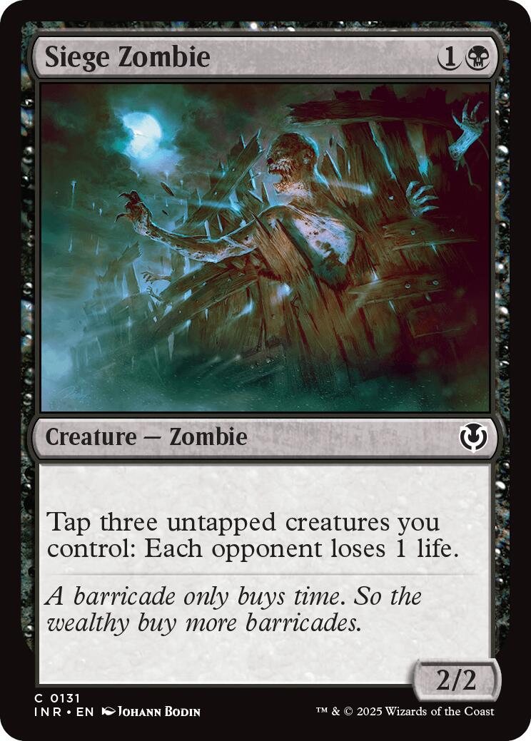 Siege Zombie [INR - 131]