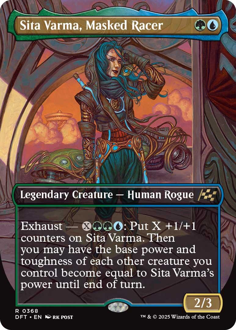 Sita Varma, Masked Racer (Borderless) [DFT - 368]