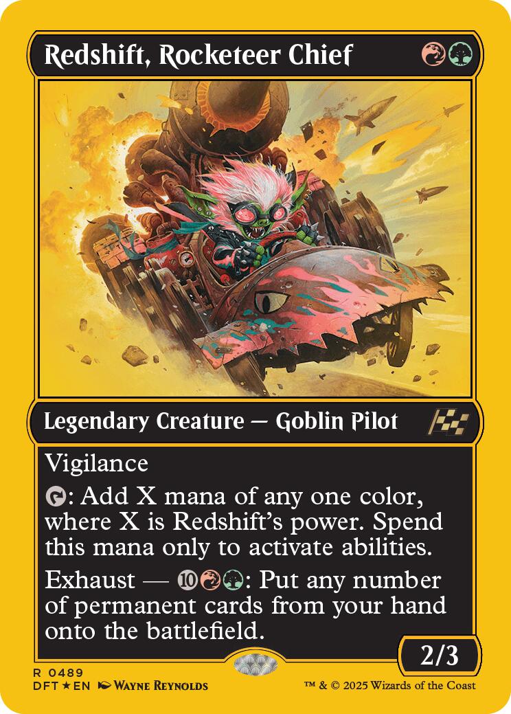 Redshift, Rocketeer Chief (First-Place Foil) [DFT - 489]