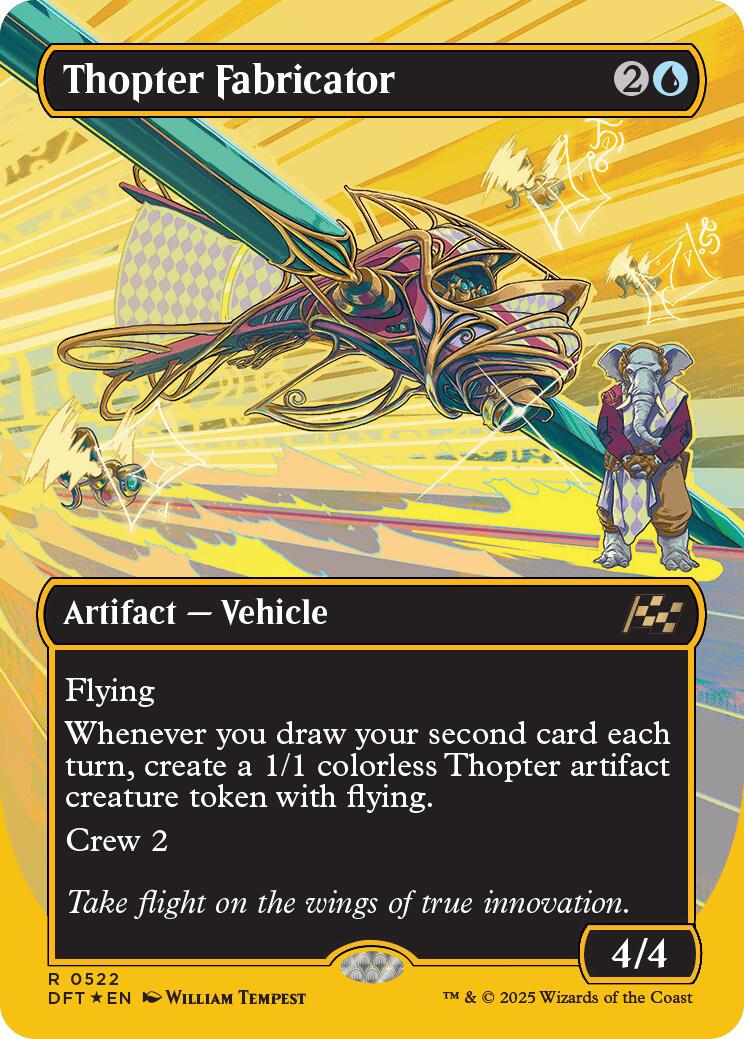 Thopter Fabricator (Borderless) (First-Place Foil) [DFT - 522]