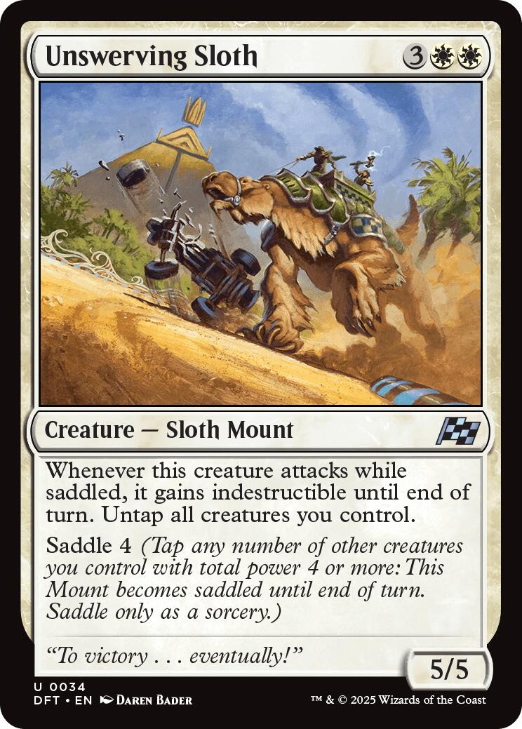 Unswerving Sloth [DFT - 34]