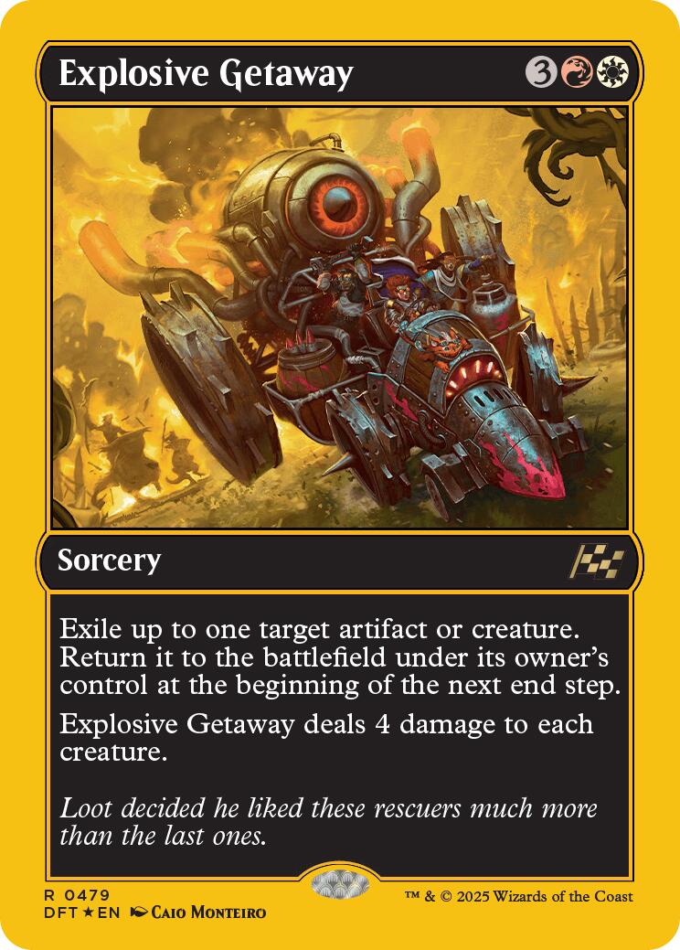 Explosive Getaway (First-Place Foil) [DFT - 479]