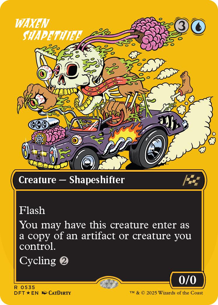 Waxen Shapethief (Borderless) (First-Place Foil) [DFT - 535]