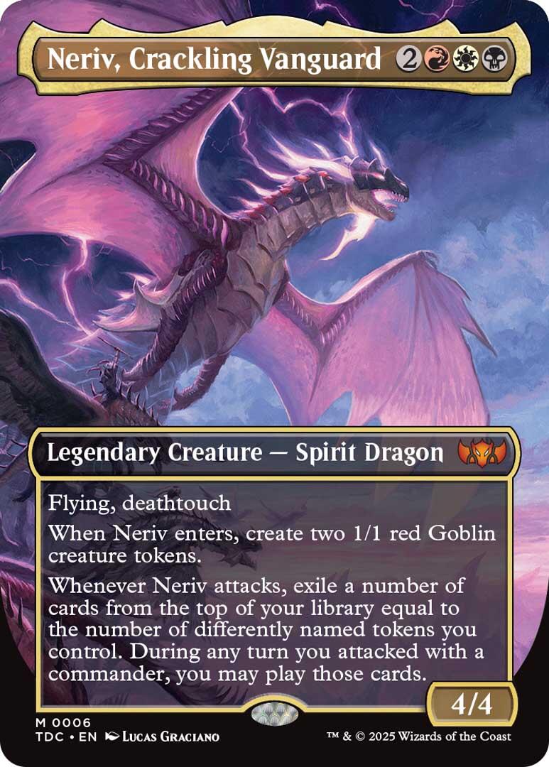 Neriv, Crackling Vanguard (Borderless) [TDC - 6]